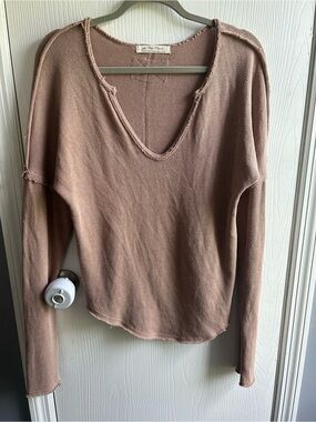 We the Free Raw-Edge Slouchy top